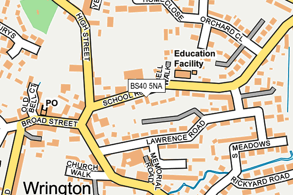BS40 5NA map - OS OpenMap – Local (Ordnance Survey)
