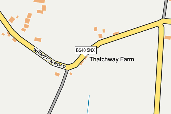 BS40 5NX map - OS OpenMap – Local (Ordnance Survey)