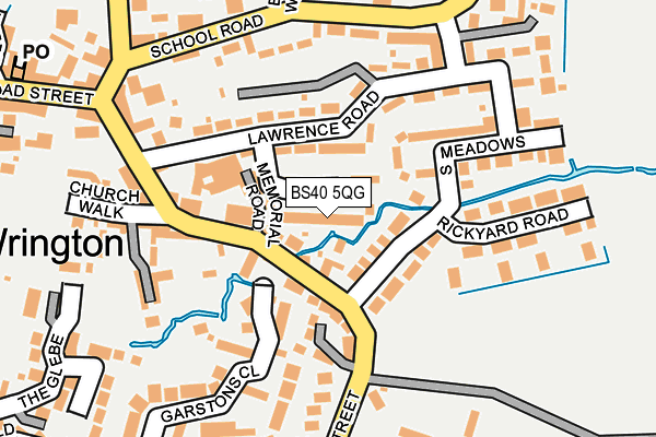 BS40 5QG map - OS OpenMap – Local (Ordnance Survey)