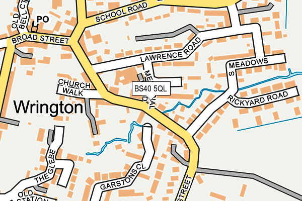 BS40 5QL map - OS OpenMap – Local (Ordnance Survey)