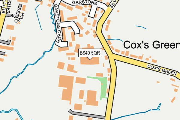 BS40 5QR map - OS OpenMap – Local (Ordnance Survey)