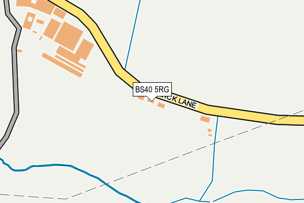 BS40 5RG map - OS OpenMap – Local (Ordnance Survey)