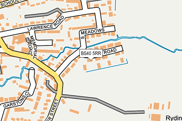BS40 5RR map - OS OpenMap – Local (Ordnance Survey)