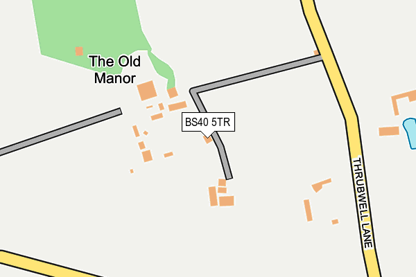 BS40 5TR map - OS OpenMap – Local (Ordnance Survey)