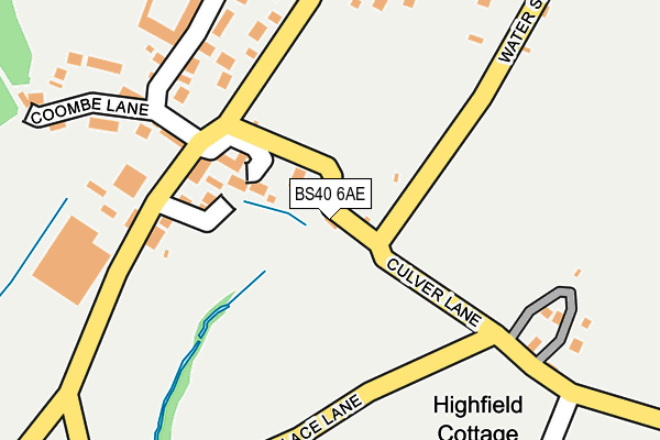 BS40 6AE map - OS OpenMap – Local (Ordnance Survey)