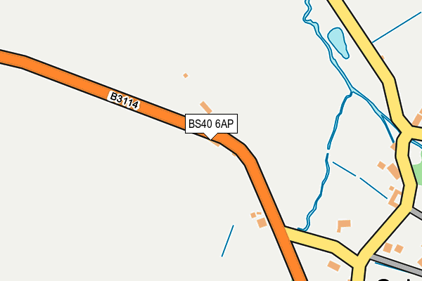 BS40 6AP map - OS OpenMap – Local (Ordnance Survey)