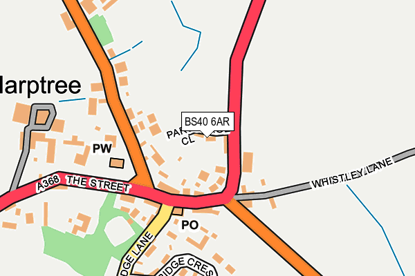 BS40 6AR map - OS OpenMap – Local (Ordnance Survey)