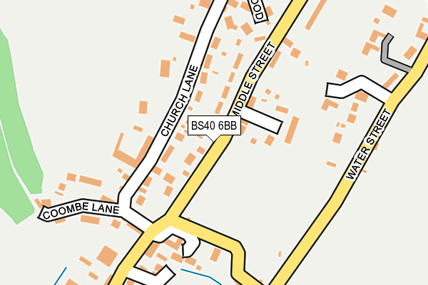 BS40 6BB map - OS OpenMap – Local (Ordnance Survey)