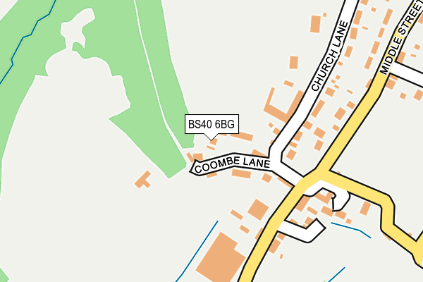 BS40 6BG map - OS OpenMap – Local (Ordnance Survey)