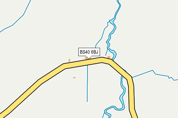 BS40 6BJ map - OS OpenMap – Local (Ordnance Survey)