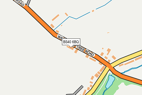 BS40 6BQ map - OS OpenMap – Local (Ordnance Survey)