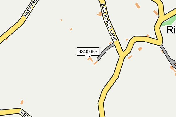 BS40 6ER map - OS OpenMap – Local (Ordnance Survey)