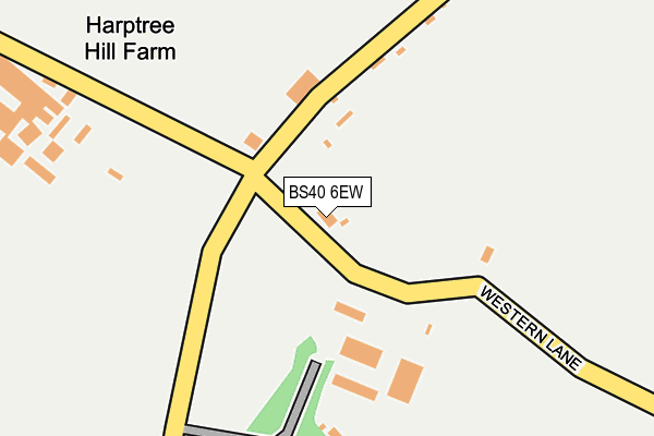 BS40 6EW map - OS OpenMap – Local (Ordnance Survey)