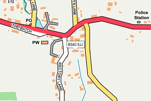 BS40 6JJ map - OS OpenMap – Local (Ordnance Survey)