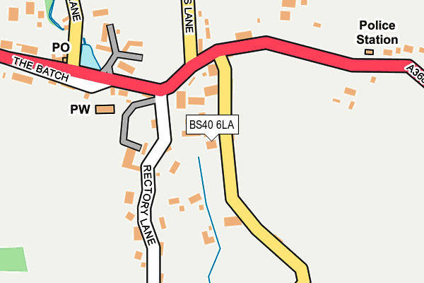BS40 6LA map - OS OpenMap – Local (Ordnance Survey)