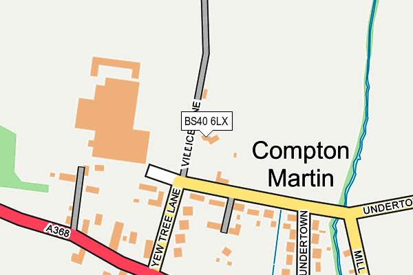BS40 6LX map - OS OpenMap – Local (Ordnance Survey)