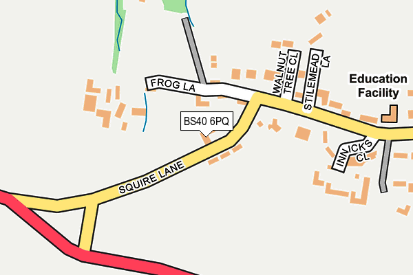 BS40 6PQ map - OS OpenMap – Local (Ordnance Survey)