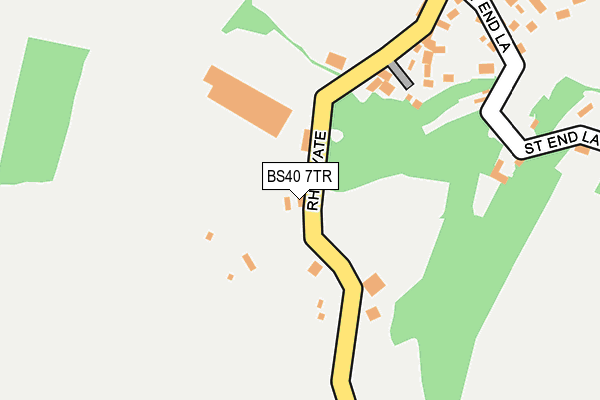 BS40 7TR map - OS OpenMap – Local (Ordnance Survey)
