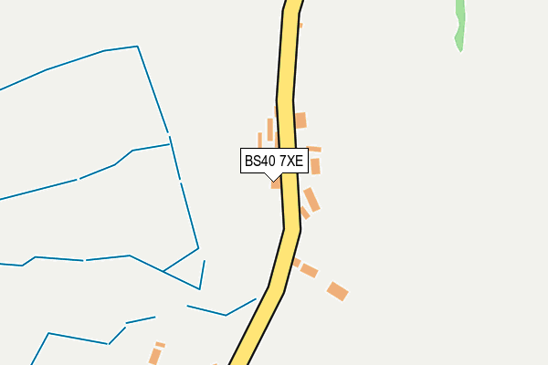 BS40 7XE map - OS OpenMap – Local (Ordnance Survey)