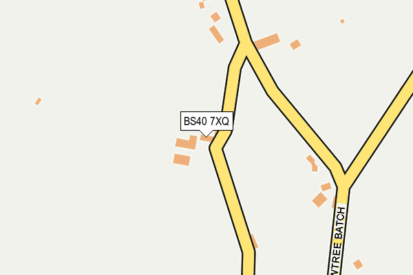 BS40 7XQ map - OS OpenMap – Local (Ordnance Survey)