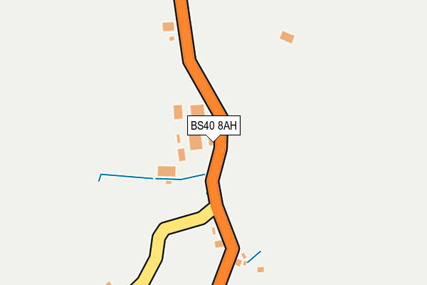 BS40 8AH map - OS OpenMap – Local (Ordnance Survey)