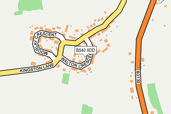 BS40 8DD map - OS OpenMap – Local (Ordnance Survey)