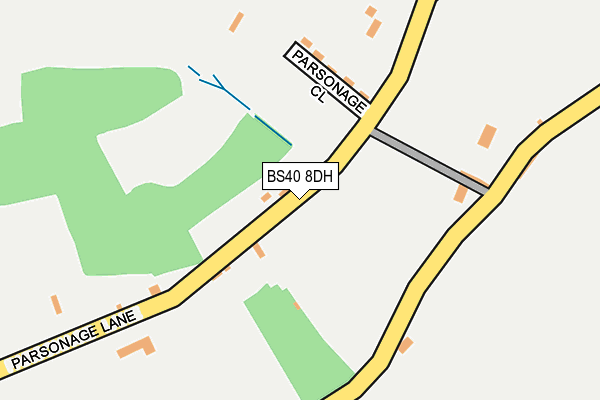 BS40 8DH map - OS OpenMap – Local (Ordnance Survey)