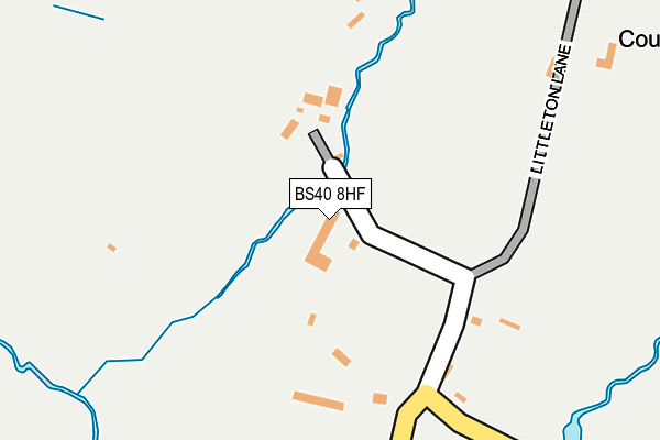 BS40 8HF map - OS OpenMap – Local (Ordnance Survey)
