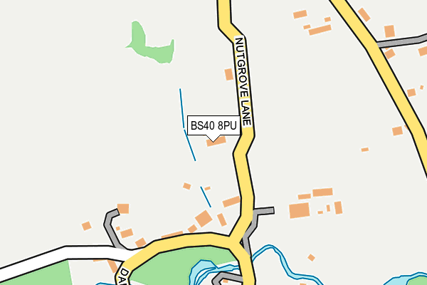 BS40 8PU map - OS OpenMap – Local (Ordnance Survey)