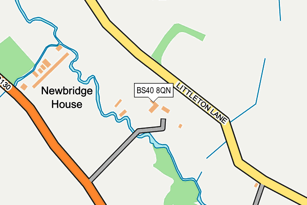 BS40 8QN map - OS OpenMap – Local (Ordnance Survey)