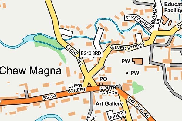 BS40 8RD map - OS OpenMap – Local (Ordnance Survey)