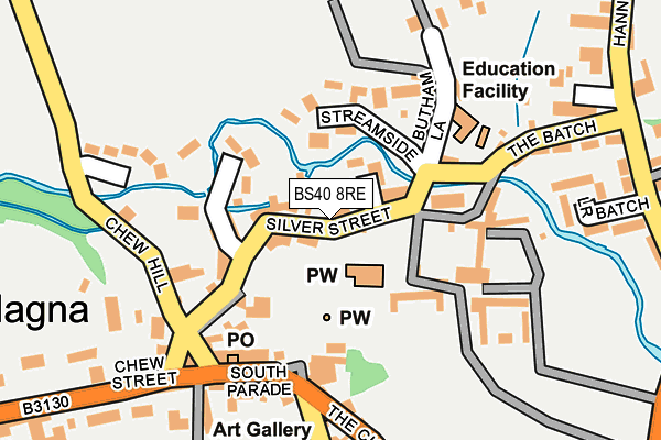 BS40 8RE map - OS OpenMap – Local (Ordnance Survey)