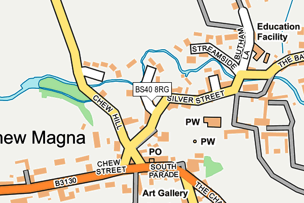 BS40 8RG map - OS OpenMap – Local (Ordnance Survey)
