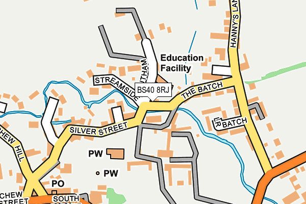 BS40 8RJ map - OS OpenMap – Local (Ordnance Survey)