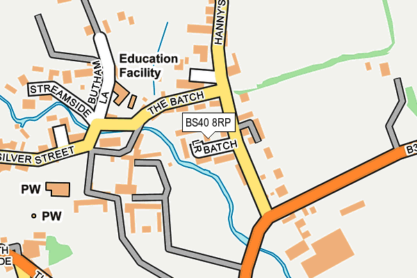 BS40 8RP map - OS OpenMap – Local (Ordnance Survey)