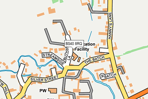 BS40 8RQ map - OS OpenMap – Local (Ordnance Survey)