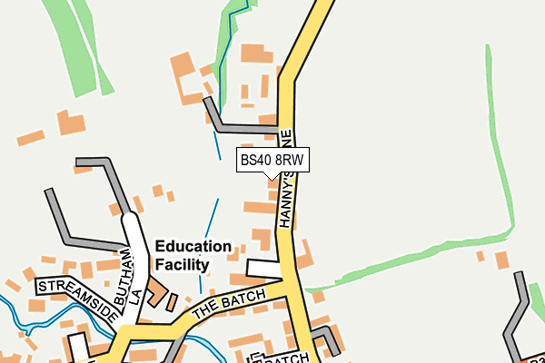 BS40 8RW map - OS OpenMap – Local (Ordnance Survey)