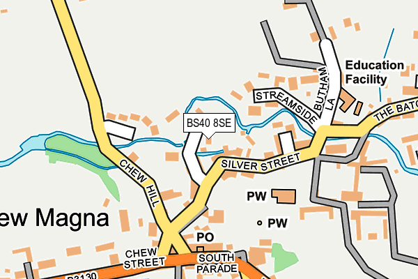 BS40 8SE map - OS OpenMap – Local (Ordnance Survey)