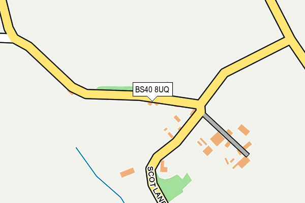 BS40 8UQ map - OS OpenMap – Local (Ordnance Survey)