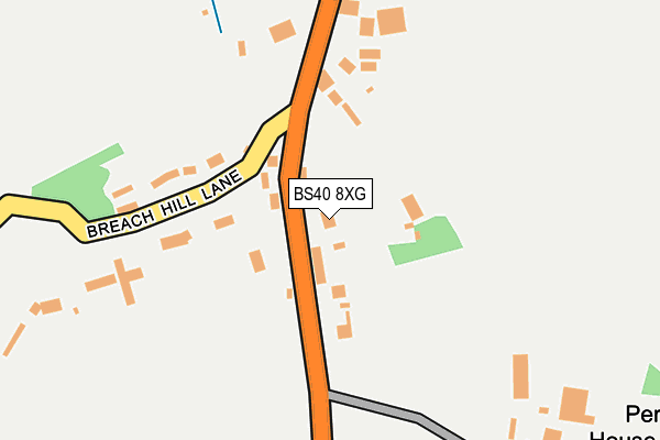 BS40 8XG map - OS OpenMap – Local (Ordnance Survey)