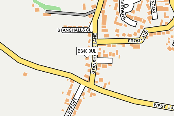 BS40 9UL map - OS OpenMap – Local (Ordnance Survey)