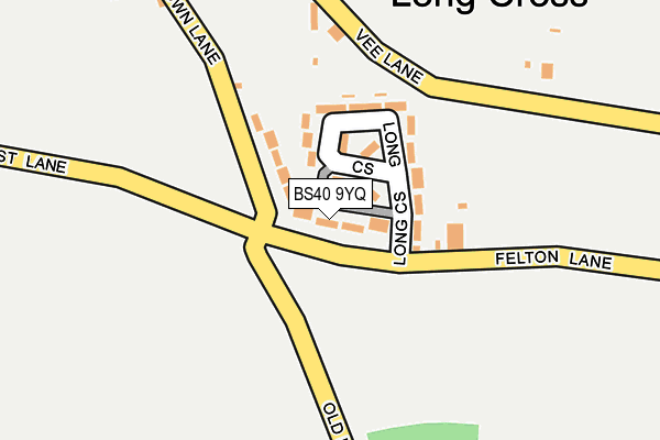 BS40 9YQ map - OS OpenMap – Local (Ordnance Survey)