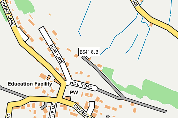 BS41 8JB map - OS OpenMap – Local (Ordnance Survey)