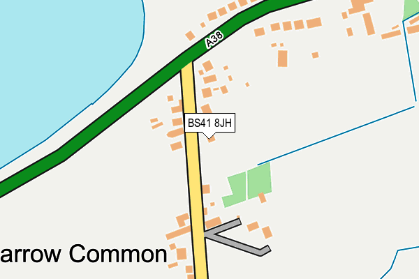 BS41 8JH map - OS OpenMap – Local (Ordnance Survey)