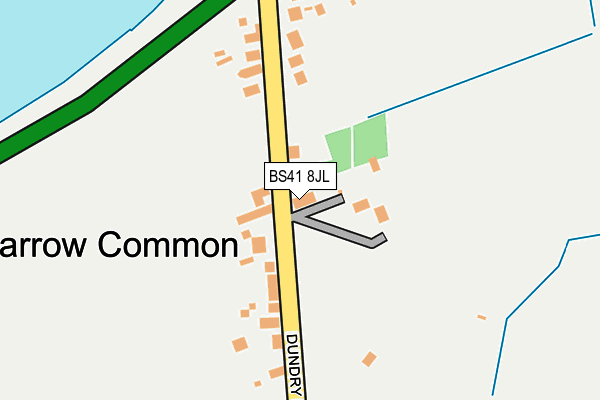 BS41 8JL map - OS OpenMap – Local (Ordnance Survey)