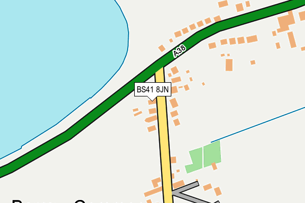BS41 8JN map - OS OpenMap – Local (Ordnance Survey)