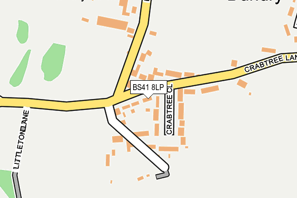 BS41 8LP map - OS OpenMap – Local (Ordnance Survey)