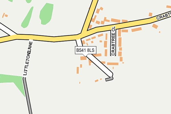 BS41 8LS map - OS OpenMap – Local (Ordnance Survey)