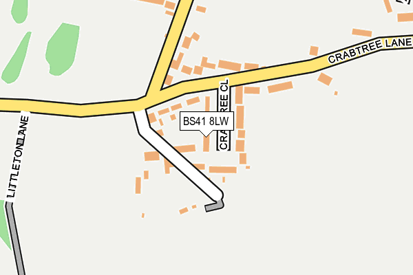 BS41 8LW map - OS OpenMap – Local (Ordnance Survey)