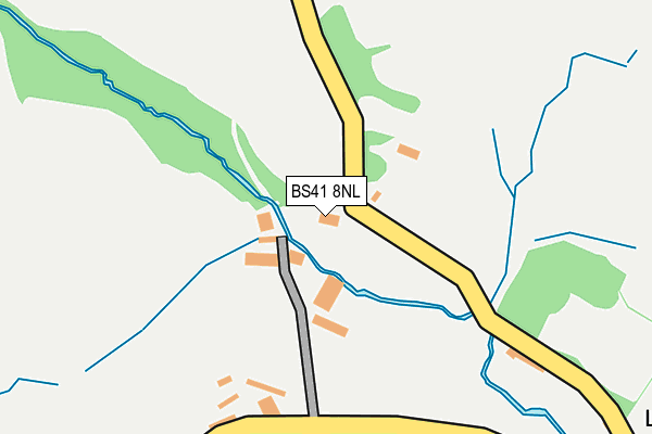 BS41 8NL map - OS OpenMap – Local (Ordnance Survey)